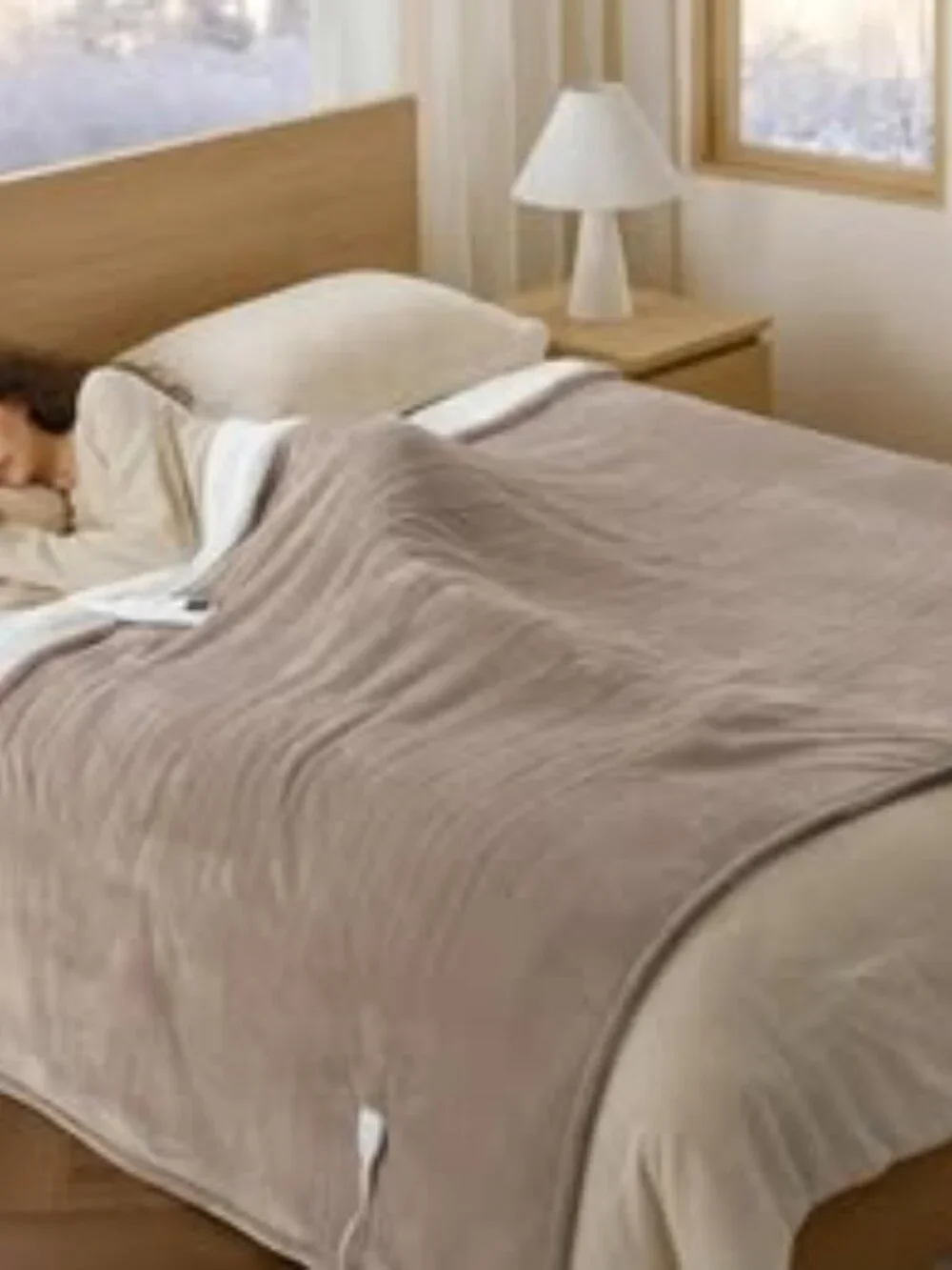 Bedsure Electric Blanket Twin - Soft Flannel Heated Blanket Twin Size, GentleSof